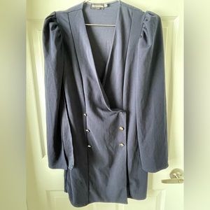 Navy blazer dress